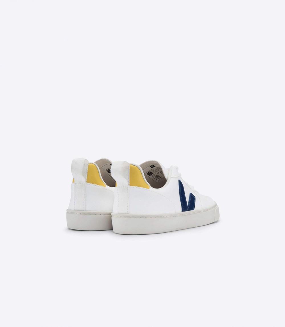 Veja Trainers Kids White - V-10 Cwl - KEMD-56381